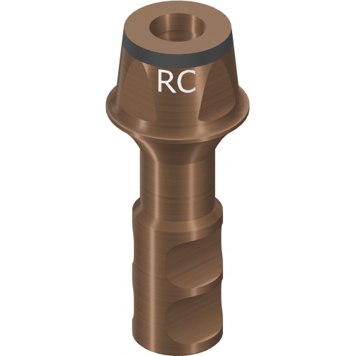 Аналог абатмента для цементной фиксации, RC Ø 6,5 мм, AH 4 мм, TAN