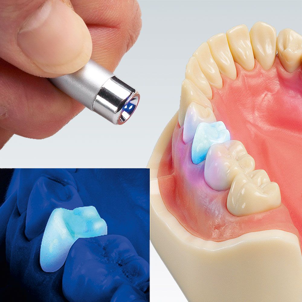 ANKA-4 ZEF Экзаменационный зуб из флюоресцентного материала для V с фиксацией "Click In"