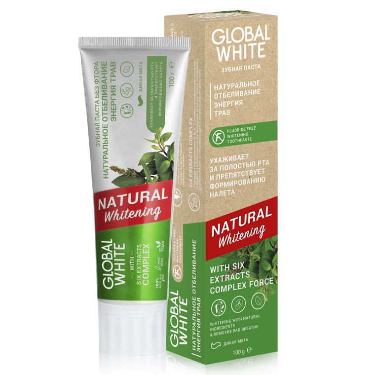 Зубная паста отбеливающая NATURAL Whitening 100 гр