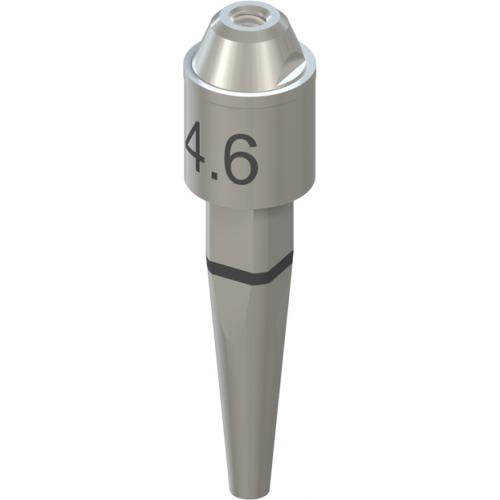Репозиционируемый аналог абатмента для винтовой фиксации, Ø 4.6 мм, Stainless steel