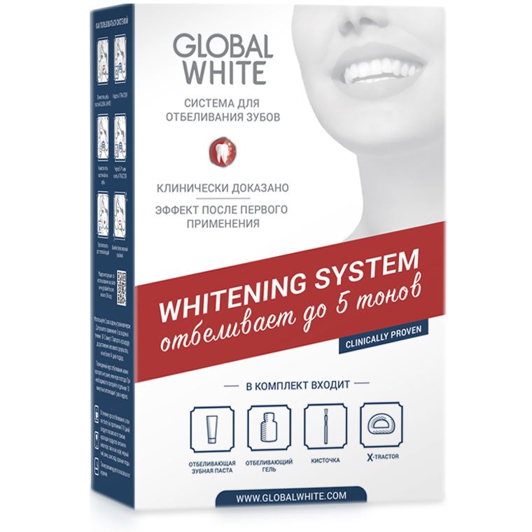 Система для отбеливания зубов WHITENING SYSTEM 15мл